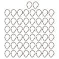 thumbnail image 4 of D Rings,50pcs D Rings Durable Craft Rings Bag Hardware Multi-Functional, 4 of 5