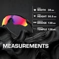 thumbnail image 5 of Oakley OO9208 Radar EV Path Rectangle Shaped Non-Polarized Sunglasses for Men - Includes Official Eyewear Kit - Matte Black Frame with Prizm Road Lens, 5 of 7