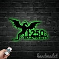thumbnail image 4 of Handmadetneonsign Dragon Address House Number, Dragon Home Address Metal, Dragon Metal Wall Sign 63610, 4 of 5