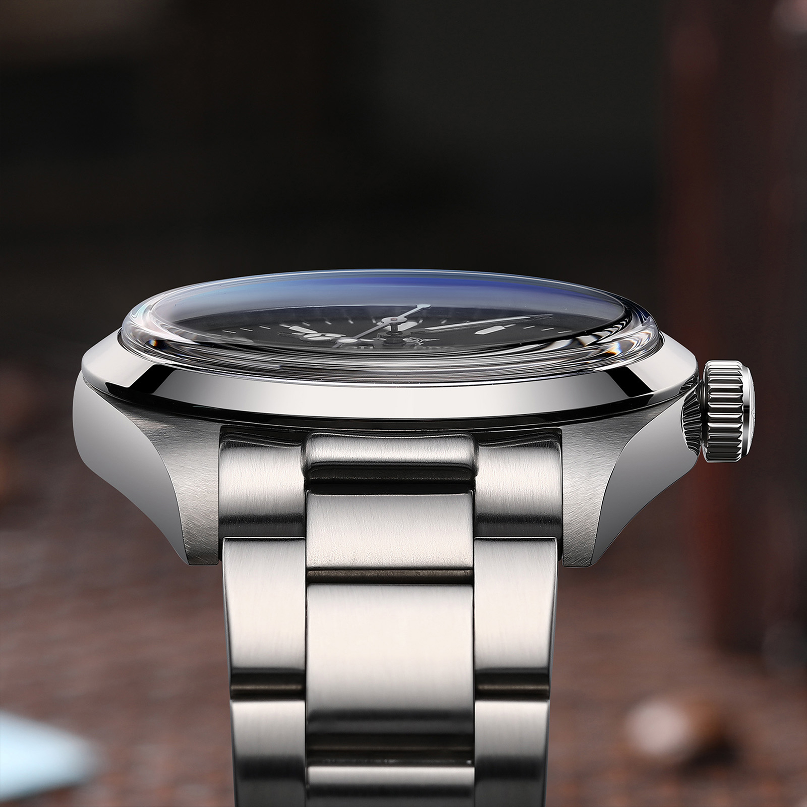 ADDIESDIVE Men's Diver Quartz Watch - 100M Waterproof Stainless Steel Watch with Sapphire Crystal, BGW9 Luminous & Japanese VH31 Movement Luxury Watches for Men