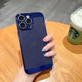 thumbnail image 5 of Heat Dissipation Breathable Cooling Case for iPhone 14 13 12 11 Pro Max Plating Electroplate Shockproof Slim Cover (for iPhone 14 Pro Max,Dark Blue), 5 of 16