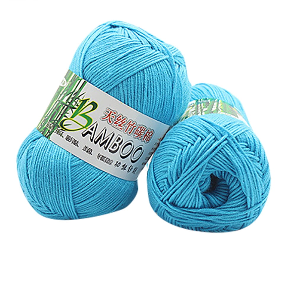 New 100% Bamboo Cotton Warm Soft Natural Knitting Crochet Knitwear Wool Yarn X05 