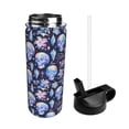 thumbnail image 2 of Fotbe crystal cool Skull flower Pattern 18oz Sports Insulated Kettle Stainless Steel Sports Insulated Kettle For Running Hiking Cycling Climbing Man'S Woman'S Water Bottle, 2 of 8