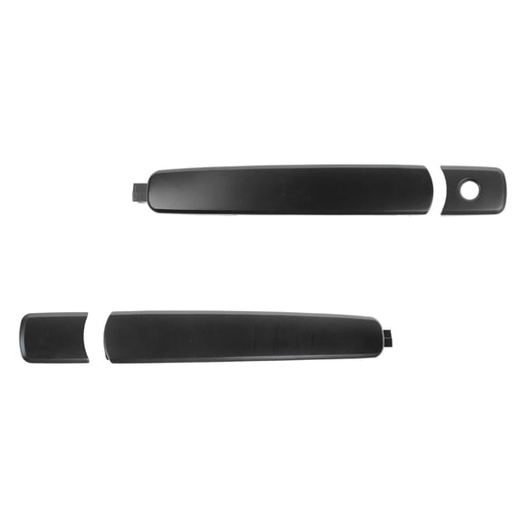 TRQ Door Handles Outside Smooth Black Front LH & RH Set for Rogue Infiniti G35 DHA36694