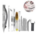 thumbnail image 2 of 14 Pcs Paracord Needle Set - Complete Diy Craft Supplies With Various Needles And Tools - Silver, 2 of 5