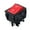 Red, variant on Car Rocker Toggle Switches 30A 250VAC LED Lighted Rocker Switches 6 Pin