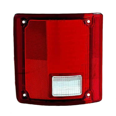 KAI New Standard Replacement Passenger Side Tail Light Lens, Fits 1973-1986 Chevrolet Fullsize C/K Pickup