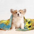 thumbnail image 4 of XMXY Dog Throw Blankets, Soft Cozy Flowers Flora Pet Blankets for Couches Machine Washable for Indoor Cats Dogs, Medium Size, 4 of 8