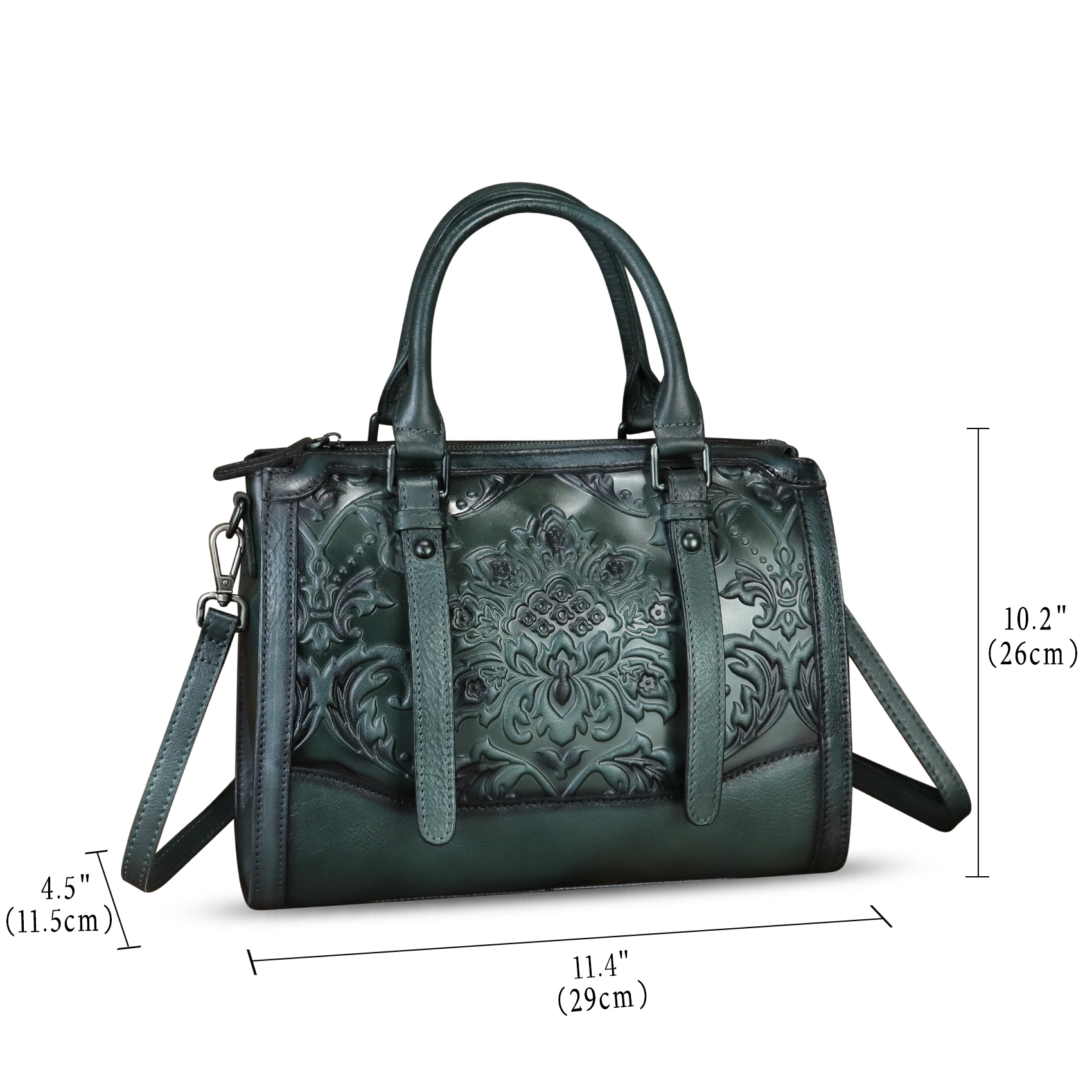Genuine Leather Purse and Handbag for Women Retro Leather Crossbody Shoulder Bag