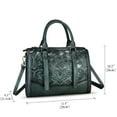 thumbnail image 4 of Genuine Leather Purse and Handbag for Women Retro Leather Crossbody Shoulder Bag, 4 of 7