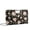 Black Flower Leaves, variant on FOR U DESIGNS Black Flower Leaves Print Evening Clutch Purse for Women, PU Leather Handbag with Detachable Chain for Wedding Guest, Bridesmaid Elegant Evening Handbag