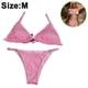 thumbnail image 2 of Tanga Bikini Traje de baño de dos piezas para mujer Triángulo Top Cuerpo inferior brasileño, 2 of 5