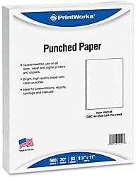 Printworks PAPER GBC PUNCH 20# WE (04328)