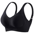 thumbnail image 2 of Lixiuxyad Everyday Bras Seamless Full Coverage Bra For Supportive Comfort Underwire Lift Side Smoothing,Black, 2 of 4