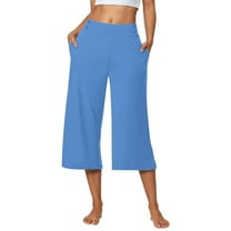 Women's Casual Pants Comfortable Loose Fit With Pockets And Buttons For Summer Relaxation And Style