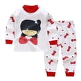 thumbnail image 4 of Pijamas de algodón para niñas, ropa interior para dormir de 0 a 12 meses, conjuntos de ropa de otoño para recién nacidos, 4 of 4