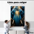 thumbnail image 2 of Cuadro Decorativo Canvas Revolution Elefante Dorado 60x90, 2 of 4