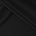 thumbnail image 5 of Fengqque Women's Knitted Rib T Shirt Half Zip V Neck Short Sleeve Casual Summer Slim Fit Top Black M(M), 5 of 7