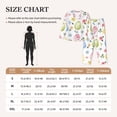 thumbnail image 4 of Pofeuu Easter Egg3 Print Womens Pajamas Set Long Sleeve Sleepwear Button Down Nightwear Soft Pj Lounge Sets Button Down Pajamas Women-Medium, 4 of 7