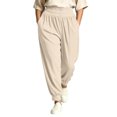 thumbnail image 6 of Rrxhxhs Harem Pants for Women Plus Size Solid Color High Waist Double Button Loose Casual Joggers with Pockets, 6 of 9