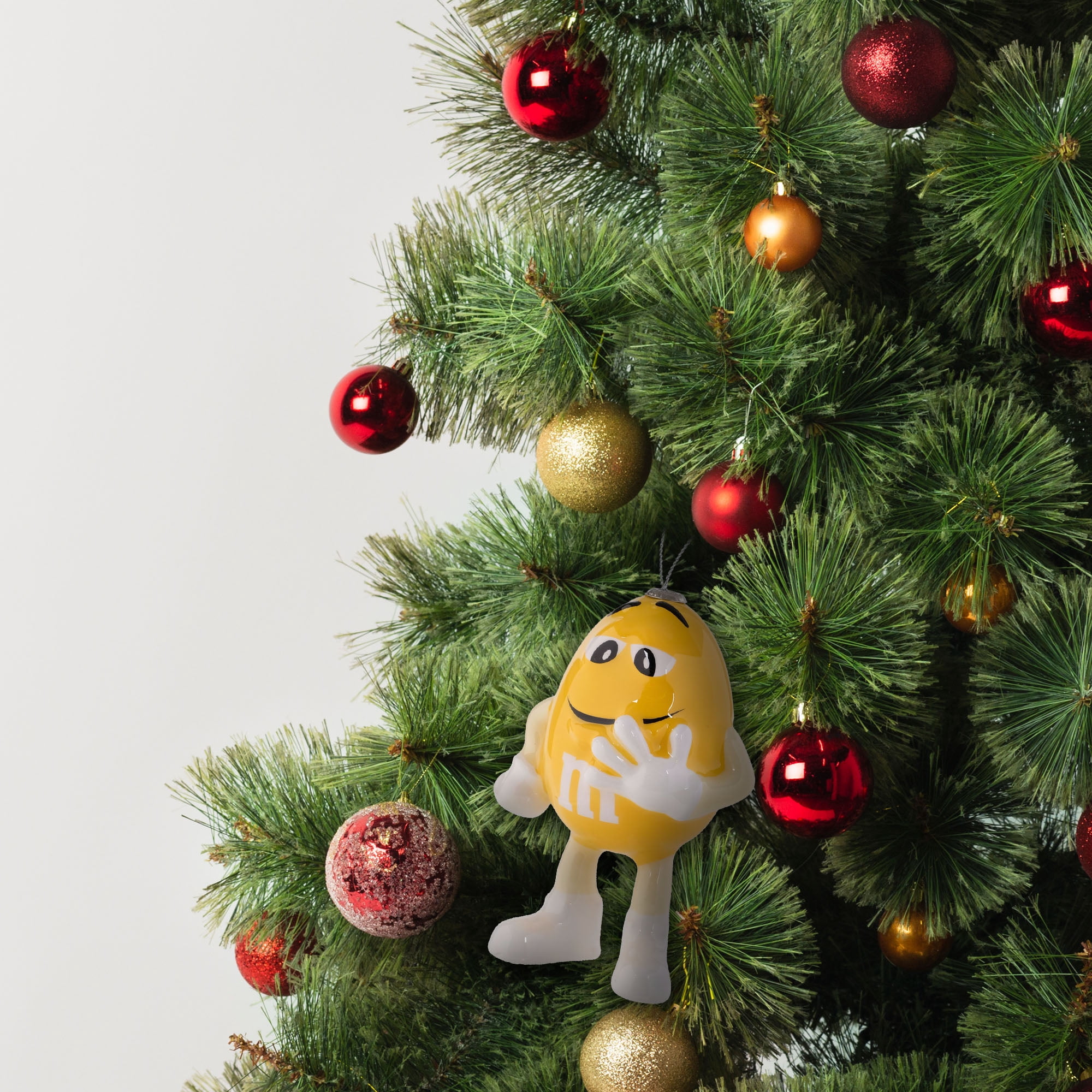 M&M’s Yellow M&M Character Hanging Christmas Ornament