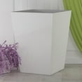 thumbnail image 2 of nu steel Elegant Wastebasket White, 2 of 4
