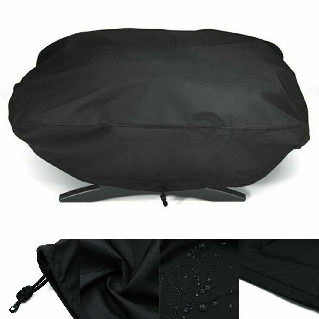 UK BBQ Cover Heavy Duty Waterproof Rain Grill Protector For Weber 7110 Q100/1000 - image 4 of 8