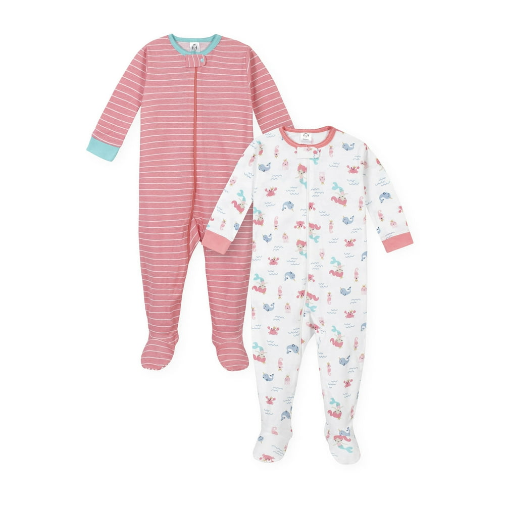 Gerber Childrenswear - Gerber Baby & Toddler Girls 1-Piece Snug Fit
