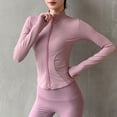 thumbnail image 5 of Chaqueta deportiva para mujer, abrigo de Yoga con cremallera, ropa de secado rápido, chaqueta deportiva, sudaderas con capucha para correr, ropa deportiva con agujero para el pulgar, Top de entrenamie, 5 of 5