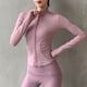 thumbnail image 5 of Chaqueta deportiva para mujer, abrigo de Yoga con cremallera, ropa de secado rápido, chaqueta deportiva, sudaderas con capucha para correr, ropa deportiva con agujero para el pulgar, Top de entrenamie, 5 of 5