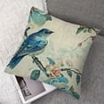 thumbnail image 7 of nygtbtfer Blue Floral Throw Pillow Covers  Set of 2 Farmhouse Vintage Flower Bird Pillow Covers Decorative Outdoor Patio Pillow Cases Cushions Cover for Living Room Couch Sofa Bed Home Decor White, 7 of 7