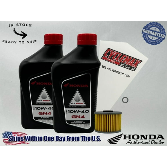 Cyclemax Standard GN4 10W-40 Oil Change Kit fits 1986-2004 Honda XR250R
