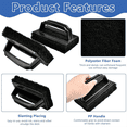 thumbnail image 3 of 10 Pcs Screen Printing Scrub Pad,Screen Print Ink Scrub Cleaner Brush with Handle, Chemical Resistant Ink Remover, 3 of 6