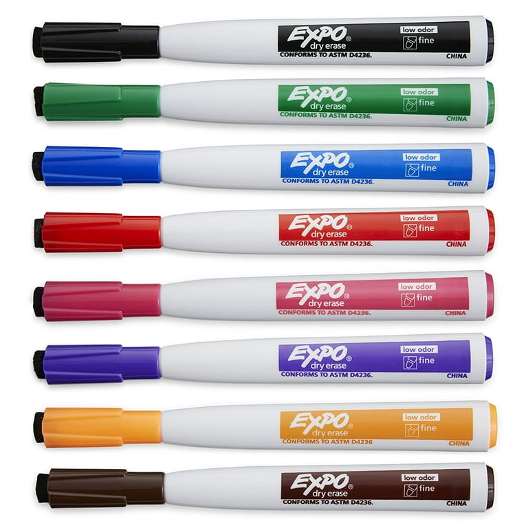 Magnetic Dry Erase Marker, Fine Bullet Tip, Assorted Colors, 8/Pack Magnetic Dry Erase Marker, Fine Bullet Tip, Assorted Colors, 8/Pack