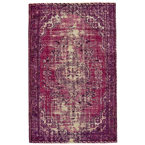 Feizy Room Envy Boudreau Pink Area Rug, Area Rugs With Purple Accents 8×10