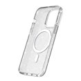 thumbnail image 2 of for iPhone 14 Pro Max Magnetic Case [Compatible with Magsafe], Clear Glitter Full Body Protective Cover Slim TPU Transparent Shockproof Bling Phone Case for iPhone 14 Pro Max 6.7", White, 2 of 7