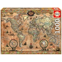 1000 Piece Puzzle - Antique World Map