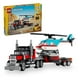 thumbnail image 1 of Set LEGO Creator Camión Plataforma con Helicóptero 31146, 1 of 4
