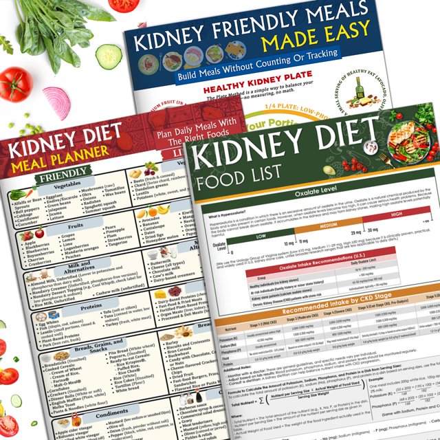 Tabla de alimentos para riñón Nonlae: guía de dieta renal