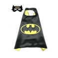 thumbnail image 2 of Capa de superhéroe de Marvel para niños, capa de DC con máscara para ojos, disfraz de Cosplay (Batman), 1 Uds., 2 of 3
