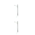 thumbnail image 2 of pitrice Model Railway Lamp Classical Pathway Single-Head Lightweight Ladder Streetlights Miniature Outdoor LED Metal Lamppost Silver（Warm Light） 2Set, 2 of 6