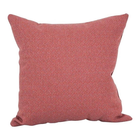 Blazing Needles 9910-S1-ID-100 17 in. Jacquard Throw Pillows with Inserts, Hazeltsb Paprik
