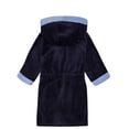 thumbnail image 3 of FeiKong Bata de baño con capucha para niño del Manchester City, forro polar, OFICIAL, para niños, fútbol, 3 of 5