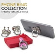 thumbnail image 5 of Phone Ring Stand Holder, 360 Rotating Kickstand Cell Phone Ring Finger Grip for iPhone X, 8 Plus, 7 Plus, 6S, 6+, Samsung Galaxy S8 +, Note8 and iPad, Android tablets, 5 of 7