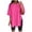 tops 20#Hot Pink, variant on Womens T Shirts Oversize Sports Short Sleeve Blouses Loose Functional Shirt Tunic Tops with Slits Vacation Clothes
