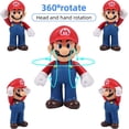 thumbnail image 3 of 6 pcs/Set Mario Figures Toy - Mario & Luigi Figurines – Yoshi & Mario Bros Action Figures, 3 of 6