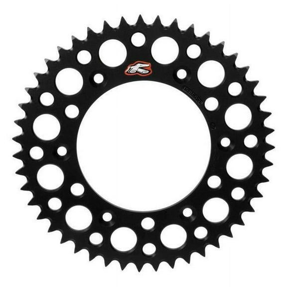 Renthal 53 Tooth Black Ultralight Rear Sprocket (224U-520-53GPBK)