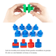 thumbnail image 2 of Juegos Didácticos De Ensamble Tuercas Y Tornillos 74pcs Belug  Colores, 2 of 5