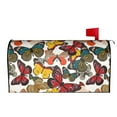 thumbnail image 3 of Fotbe Retro Floral Butterfly Mailbox Covers Post Letter Box Cover Garden Decor Standard Size-, 3 of 9
