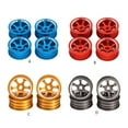 thumbnail image 3 of fastboy 4pieces Aluminium Alloy Wheel Rim Wheel Hub Compatible With 1/28 Wltoys K969 Metal Wheel Rim Wheel Hub For RC Car RC Gold 1Set, 3 of 6